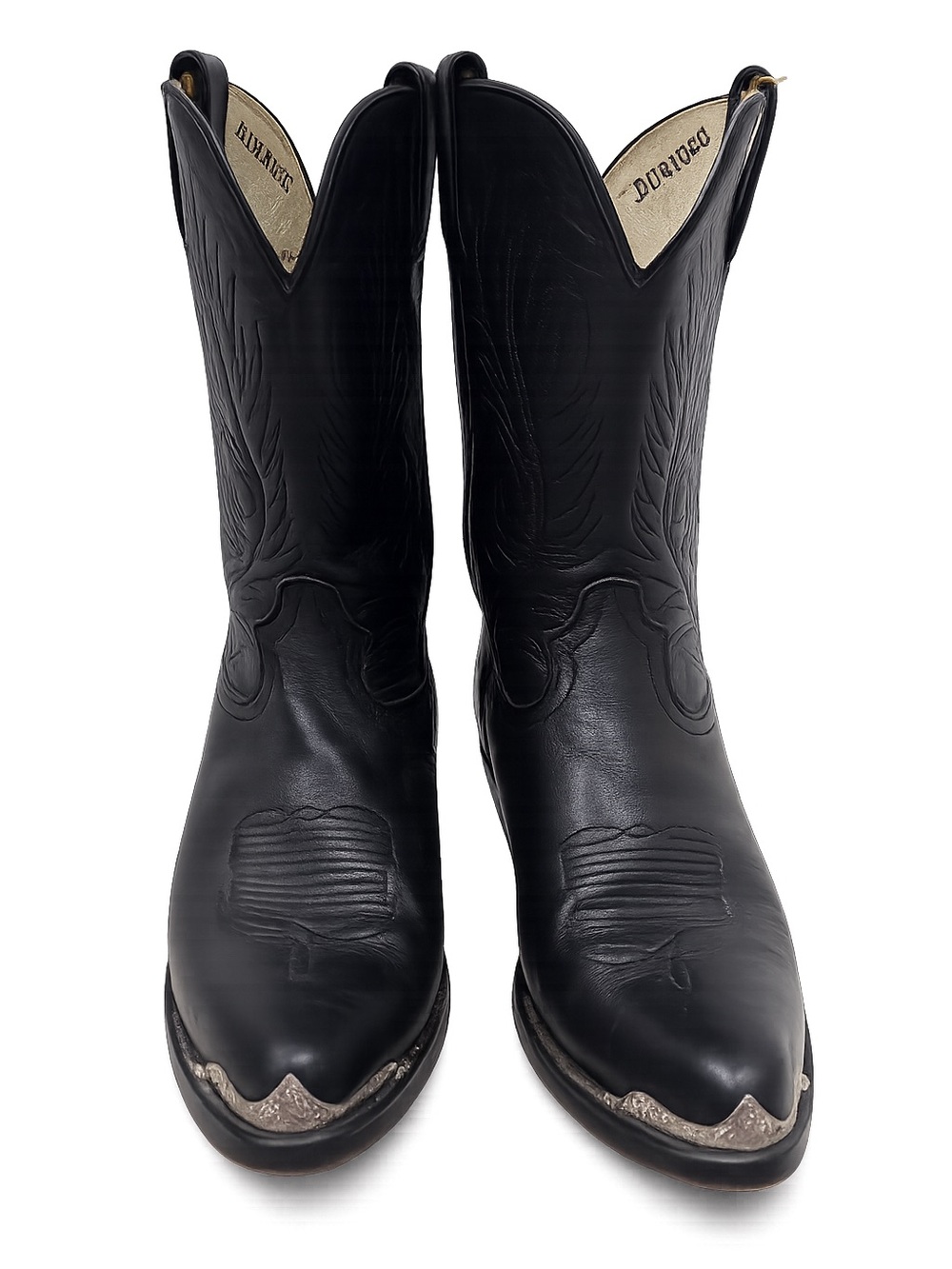 Durango Black Leather Western Cowboy Boots | Men’s Size 12D